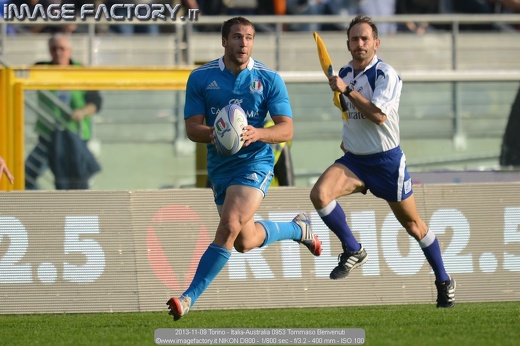 2013-11-09 Torino - Italia-Australia 0953 Tommaso Benvenuti